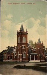 First Baptist Church Vienna, GA Postcard Postcard