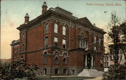 Public Library Postcard