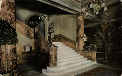Grand Stairway, Hotel Virginia Postcard