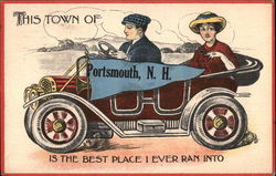 This Town of Portsmouth, NH is the best place I ever ran into New Hampshire Postcard Postcard