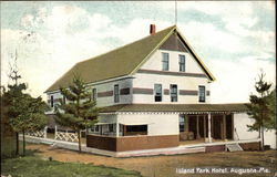 Island Park Hotel Augusta, ME Postcard Postcard