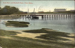 York River and Marshall House Postcard