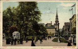 Tremont Street Mall Boston, MA Postcard Postcard