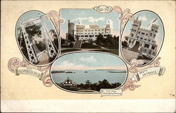 Casco Castle Views Postcard