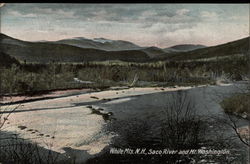 Saco River and Mt. Washington Postcard