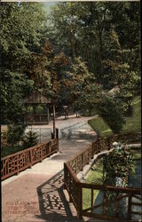 Trout Pond, Riverton Park Portland, ME Postcard Postcard