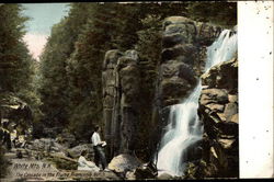 The Cascade in the Flume, Franconia Notch Postcard