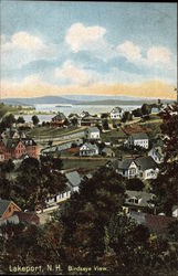 Birdseye View of Lakeport Postcard