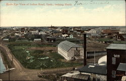 Bird's Eye View of Town, Looking North Postcard