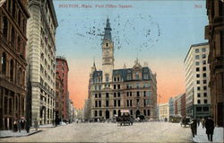 Post Office Square Boston, MA Postcard Postcard