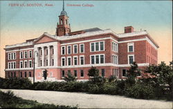 Simmons College, Fenway Boston, MA Postcard Postcard