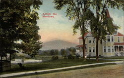 Across the Meadows - View of G.W. Morris' Home Postcard