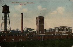 Mills of The American Thread Co Postcard