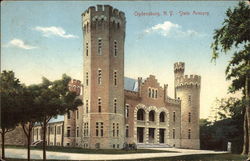 State Armory Ogdensburg, NY Postcard Postcard