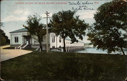 Power Plant of Rock Island Arsenal Illinois Postcard Postcard