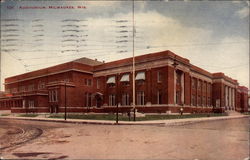 Auditorium Milwaukee, WI Postcard Postcard