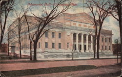 Memorial Hall Columbus, OH Postcard Postcard