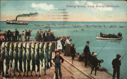 Fishing Scene Postcard