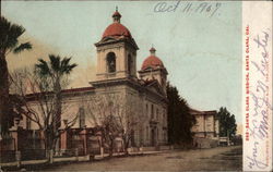 Santa Clara Mission Postcard