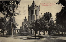 First Baptist Church Postcard