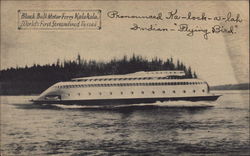 Black Ball Motor Ferry Kalakala, World's First Streamlined Vessel Postcard