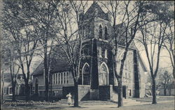 Congregational Church Perry, IA Postcard Postcard