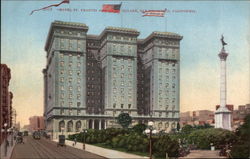 Hotel St.Francis and Union Square Postcard