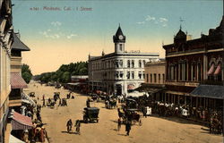 I Street Modesto, CA Postcard Postcard