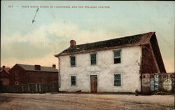 First Brick House in California and Old Whaling Station Postcard