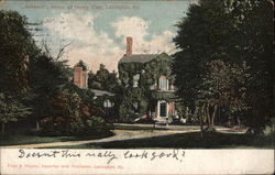 "Ashland" Home of Henry Clay Postcard