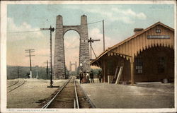 High Bridge Station Postcard