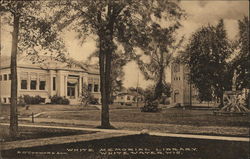 White Memorial Library Postcard