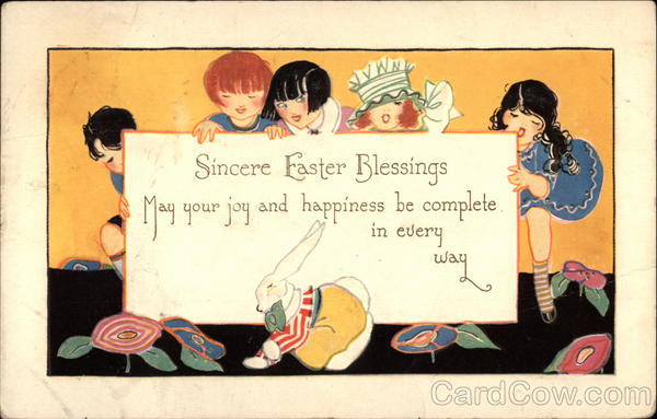 Sincere Easter Blessings With Children