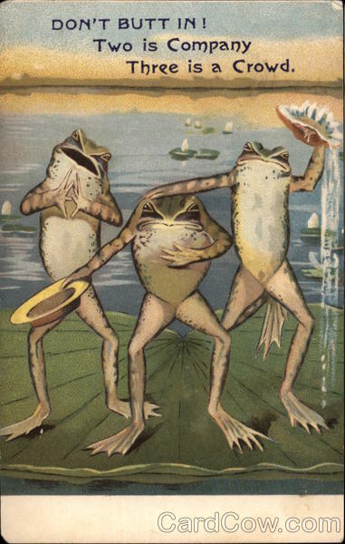 Don't Butt In! Frogs