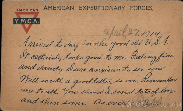 American Experidtionary Forces World War I
