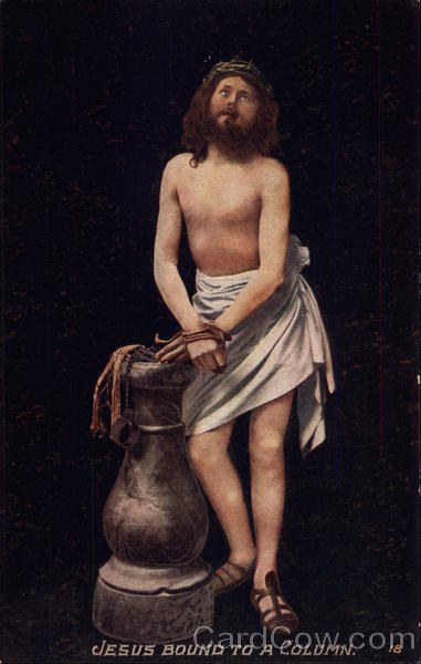 Jesus Bound To A Column Religious