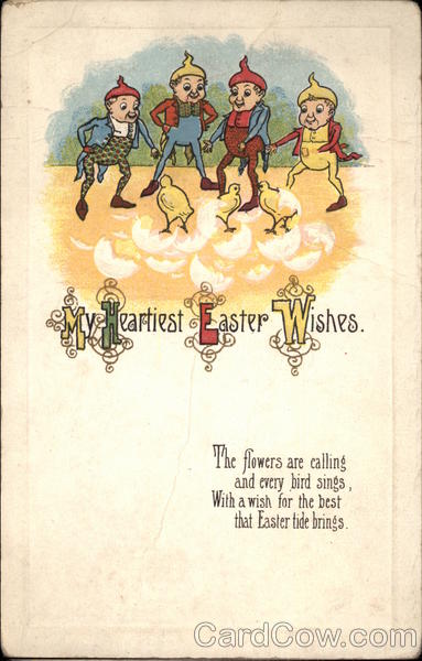 My Heartiest Easter Wishes With Fairies