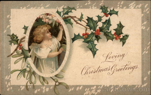 Loving Christmas Greetings Children