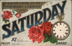 Come to me on Saturday Come to me on Saturday