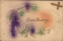Easter Greetings Airbrushed Postcard Postcard