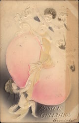 Easter Greetings Postcard