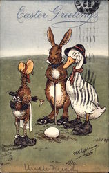 Easter Greetings Postcard