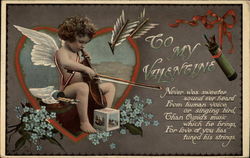 To my Valentine Postcard