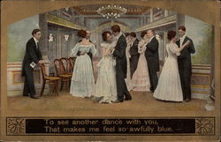 To see another dance with you Postcard