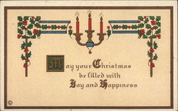 May your Christmas be filled with Joy and Happiness Postcard