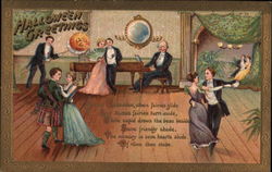 Halloween Greetings Postcard