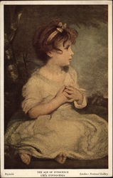 The Age of Innocence Children Postcard Postcard