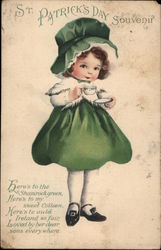 St. Patrick's Day Souvenir Postcard