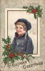 Christmas Greetings Postcard