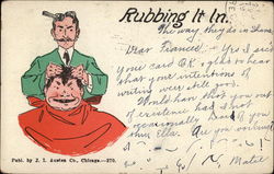 Rubbing It In Postcard